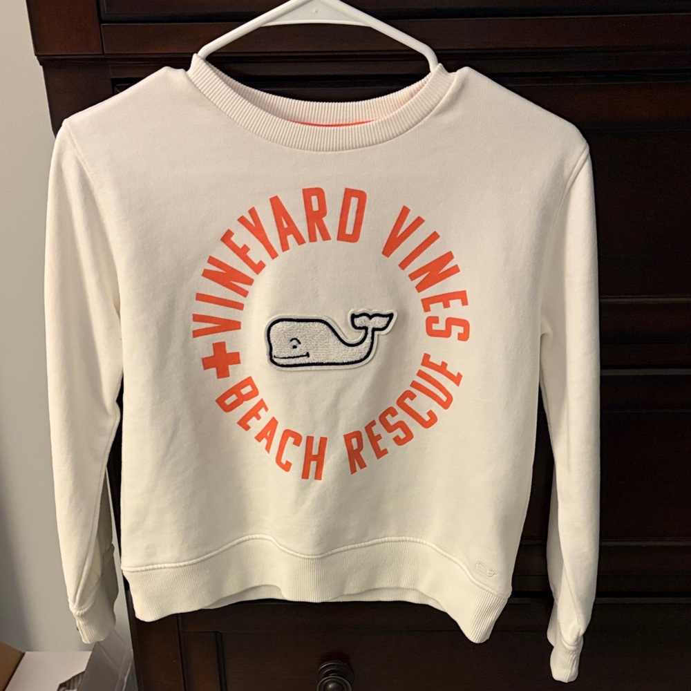 Vineyard Vines Sweatshirt with Orange Accents